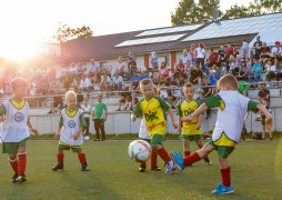 Halbzeit mit den Mini-Kids beim Funino-Training