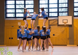 Showeinlage der Cheerleader-Girls