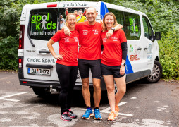 Yvonne, Uwe und Edyta, die Betreuer vom Lauftreff